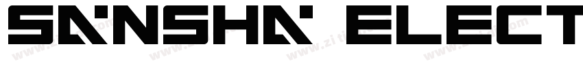Sansha Electric East字体转换